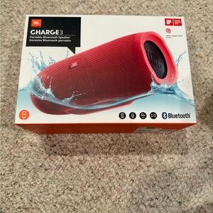 JBL Harman Charge 3 Red Portable Speaker